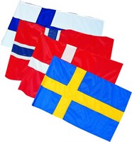 Fasadflagga finland 70 cm