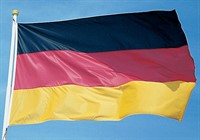 Flagga tyskland 150 x 90 cm