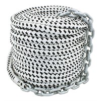 Ankarlina Ø12mm x 50m med kätting Ø6mm x4.5m