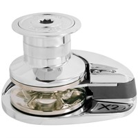 Lofrans ankarspel X2 krom 12V 1000W hög, 8mm DIN766/14mm lina