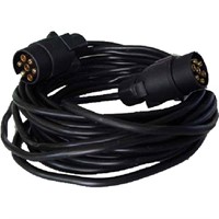 Kabel 8m för trailerlampa 7-polig kontakt