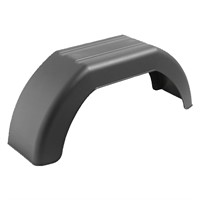 Skärm plast för 10 hjul svart