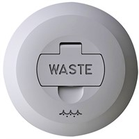 Lock med lås till däcksförskruvning, waste