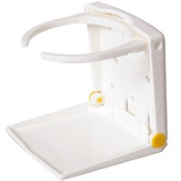 Flaskhållare plast justerbar vit