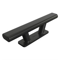 Pollare fyrkantig basplatta svarteloxerat 265x70 m1