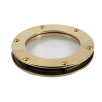 Hyttventil 150mm mässing fast