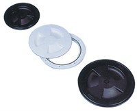 Inspektionslucka plast vit, ø 155 mm