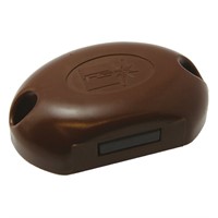 Skåpslås brun med anti vibration 70 x 45 x 20 mm