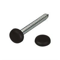 Täckbricka svart Ø4.8 - 6.0mm, påse med 20st.