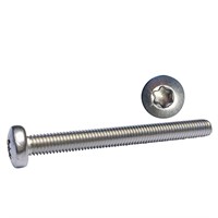 Maskinskruv kullrigt huvud Torx-spår 5x50 A4 ISO14583 10st.