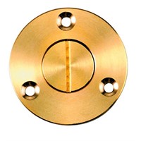 Dyvika mässing utv. Ø55mm, inv. Ø: 19mm, hål Ø: 23mm