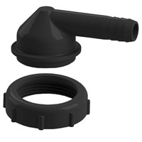 Nuova rade 90 grader38mm slangstos med ring 1 1/2