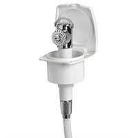 Dusch 2,5m slang vit inbyggnad