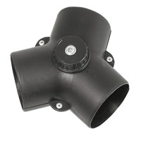 Y-ventil med spjäll 60mm