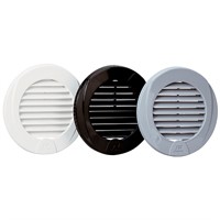 Ventilgaller Ø3-76mm svart