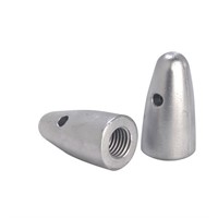 Volvo zinkmutter för axel Ø35-40mm, med m24mm gänga(873413