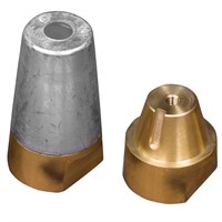 1852 Zinkmutter med 30 mm gänga 45 mm axel