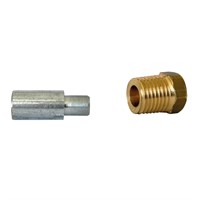 1852 Lombardini motorzink komplett 10x18 mutter: 1/4 BS