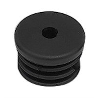 Ändplugg invändig, svart PVC til rör Ø32mm, 4 st.