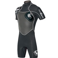 Base hx våtdräkt kort modell herr svart str. s