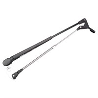 Parallell torkararm svart ss, 482-609 mm