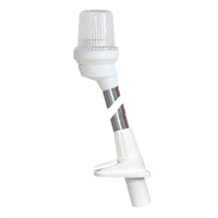 Lanternmast runtlysande plugin 2nm, vit