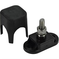 BEP monteringsblock 6 mm svart, med lock