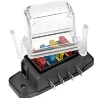 Vattentät säkringshållare för 6 bladsäkringar