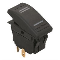 Kontakt 6-polig med LED on - off on 12 V max 15a