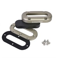 ScanStrut Däckgenomföring för 4 x <15mm kablar, Alu