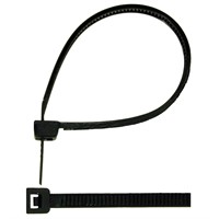 Buntband svart 450 x 4,7 mm-20 st