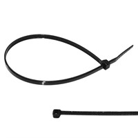 Buntband svart 140 x 3,6 mm-100 st