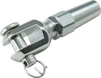 Valsfri gaffelterminal 10 mm