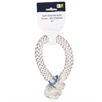 1852 soft schackle 6mm Grå 90/250mm 4T