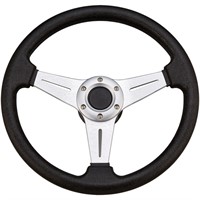 Sportratt svart med alu, Ø38 mm, med 3/4 std. nav