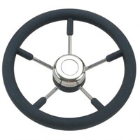 Stålratt m. svart ring Ø35cm