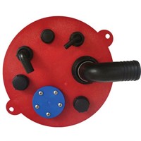 Inspektionslock till bränsletank - rött