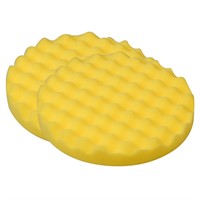 1852 Rubbing rondell våfflad Ø180mm, gul 2-pack