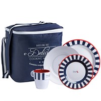 MB Venezia melaminservis startpaket 16 delar + väska