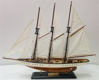 Fartygsmodell "Skonare" 72cm