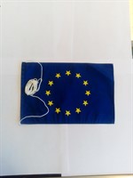 Flagga eu 24 cm (bordsflagga)